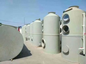 废气喷淋塔在废气处理行业上的应用